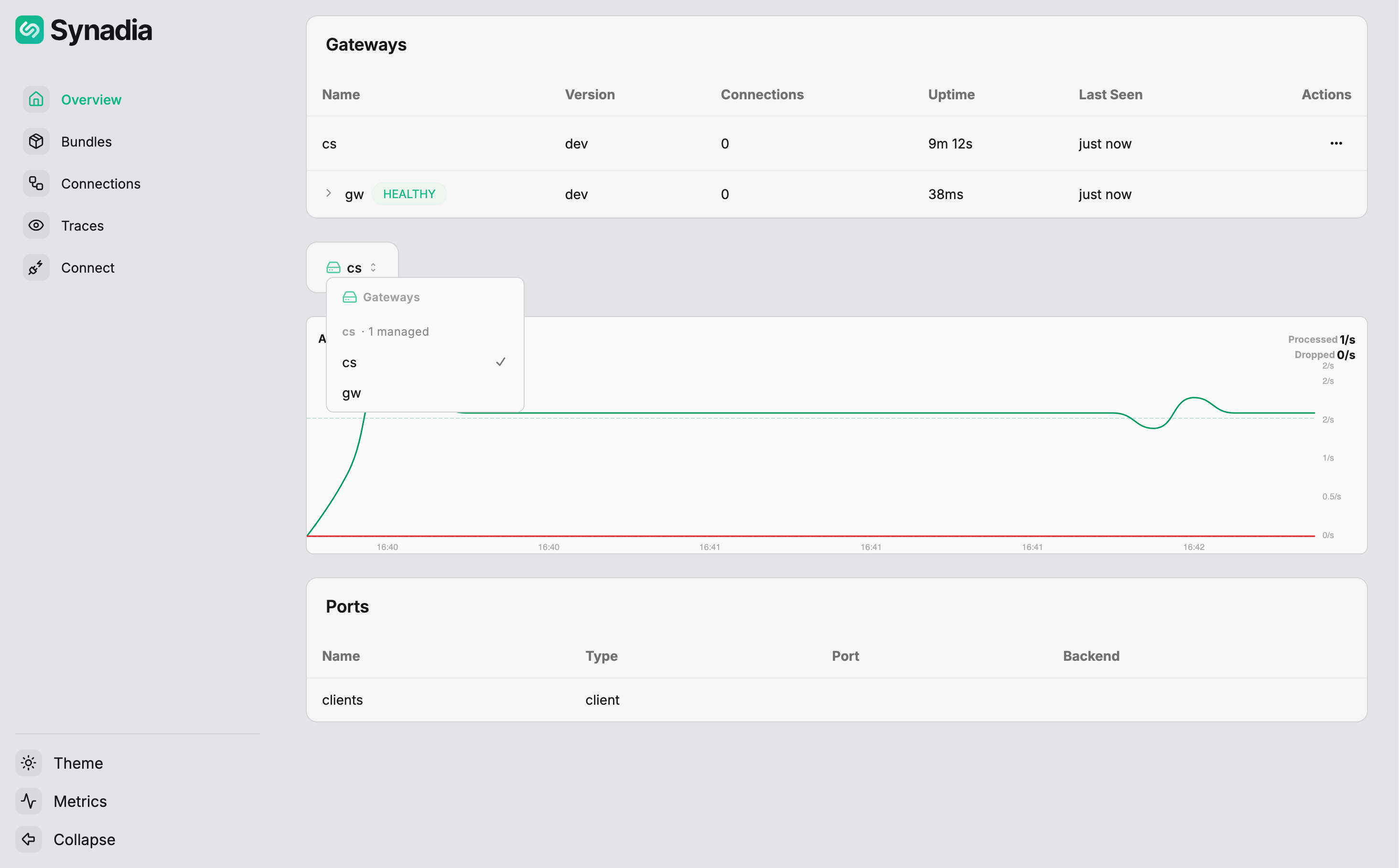 Gateway selector